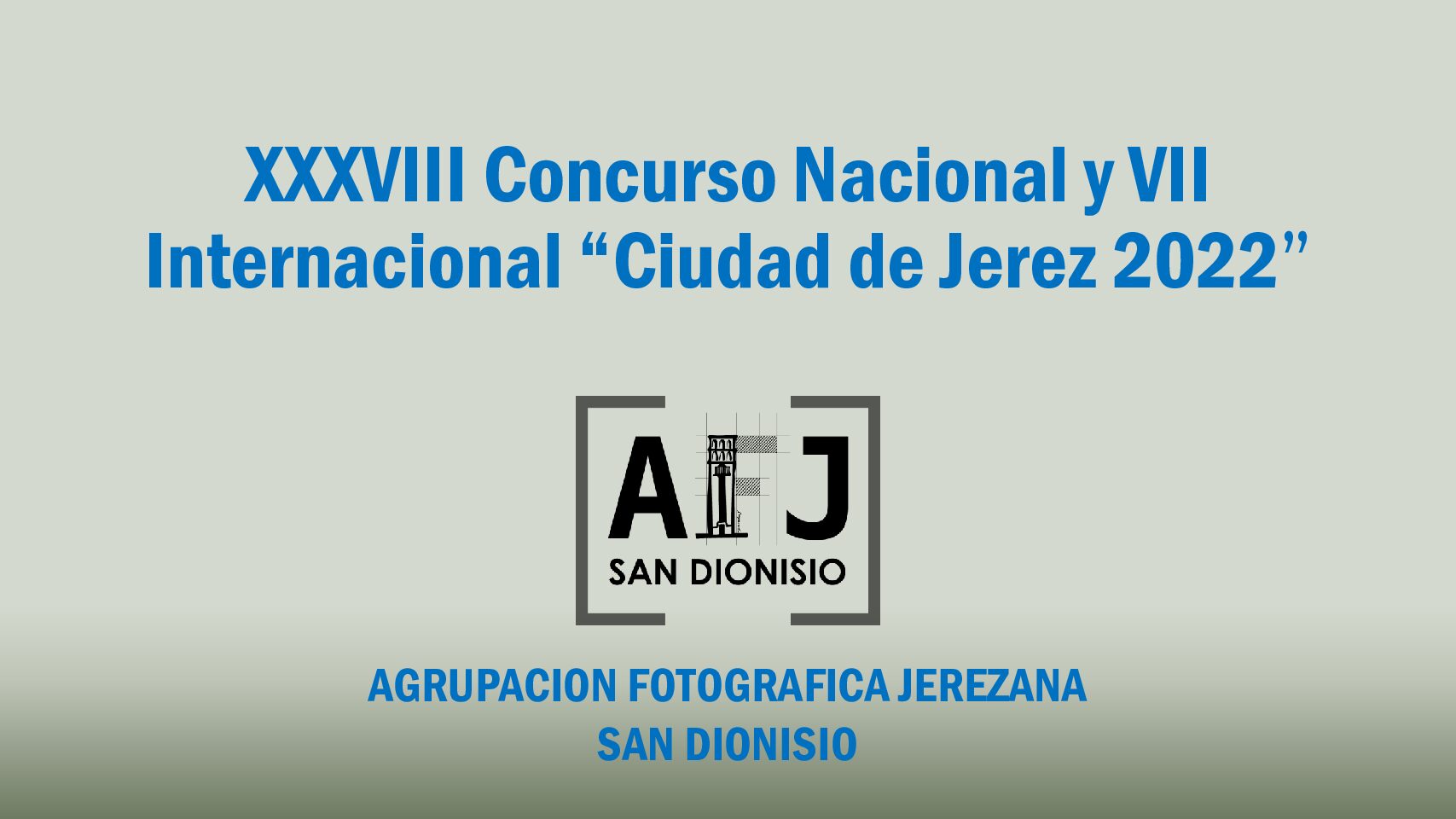 XXXVIII Concurso Nacional y VII Internacional “Ciudad de Jerez”